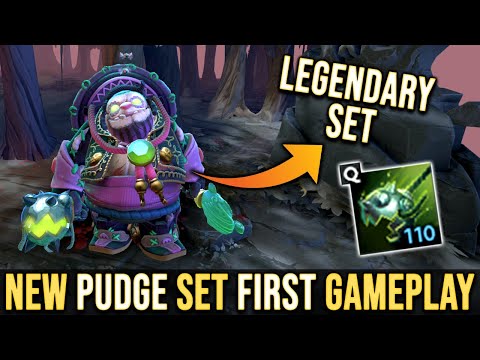 NEW EPIC PUDGE PERSONA SET - FIRST GAMEPLAY - 7.32E PATCH DOTA 2