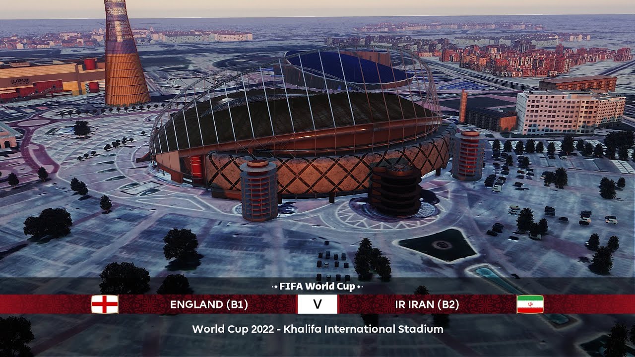 ENGLAND VS IRAN - FIFA WORLD CUP 2022 - PES 2021