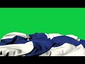 Finland Flag Laying Flat GREEN SCREEN CHROMA MATTE