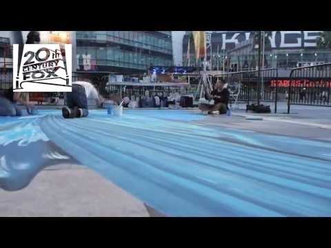Life of Pi 3D Chalk Art at LA Live | 20th Century FOX
