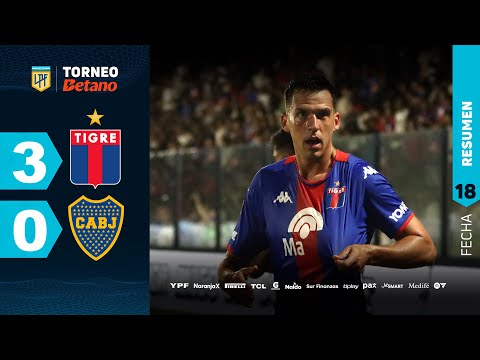 TIGRE 3 - 0 BOCA I Resumen del partido | #TorneoBetano 2024