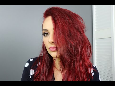 How To Get Crimson Red Hair Without Bleach | How To...