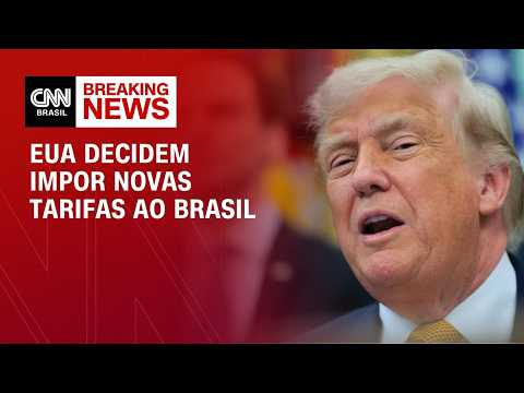 EUA confirmam tarifaço ao governo brasileiro e sinalizam novas exceções | LIVE CNN