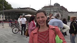 6.Juni 2020 Mahnwache für Freiheit und Souveränität auf dem Sechseläutenplatz in Zürich