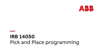 Single-arm YuMi® Pick and Place programming
