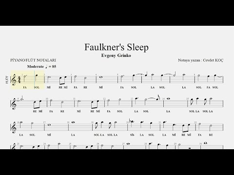 Avgeny Grinko - Faulkner's Sleep NOTA