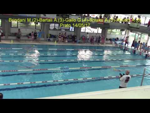 Brindani M. - Bartali A. - Gallo G. - Shlaku A. - Attucci A. 100SL (Es.B Femm) - Prato 14/05/17