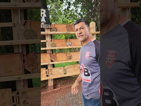 ARTISTA DA MADEIRA 👏👏CIDADE ALTONIA PR 🇧🇷 #artesanato #artesão