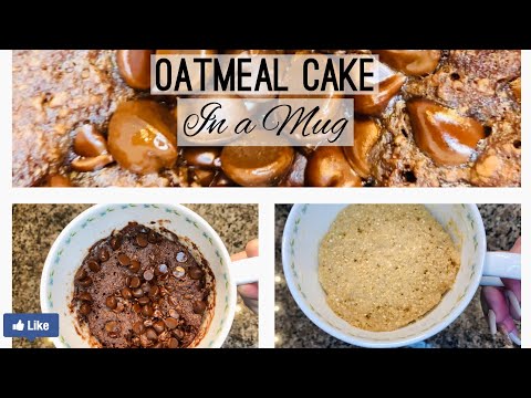 How to make oatmeal cake in a mug! Quick, healthy and delicious breakfast 😋