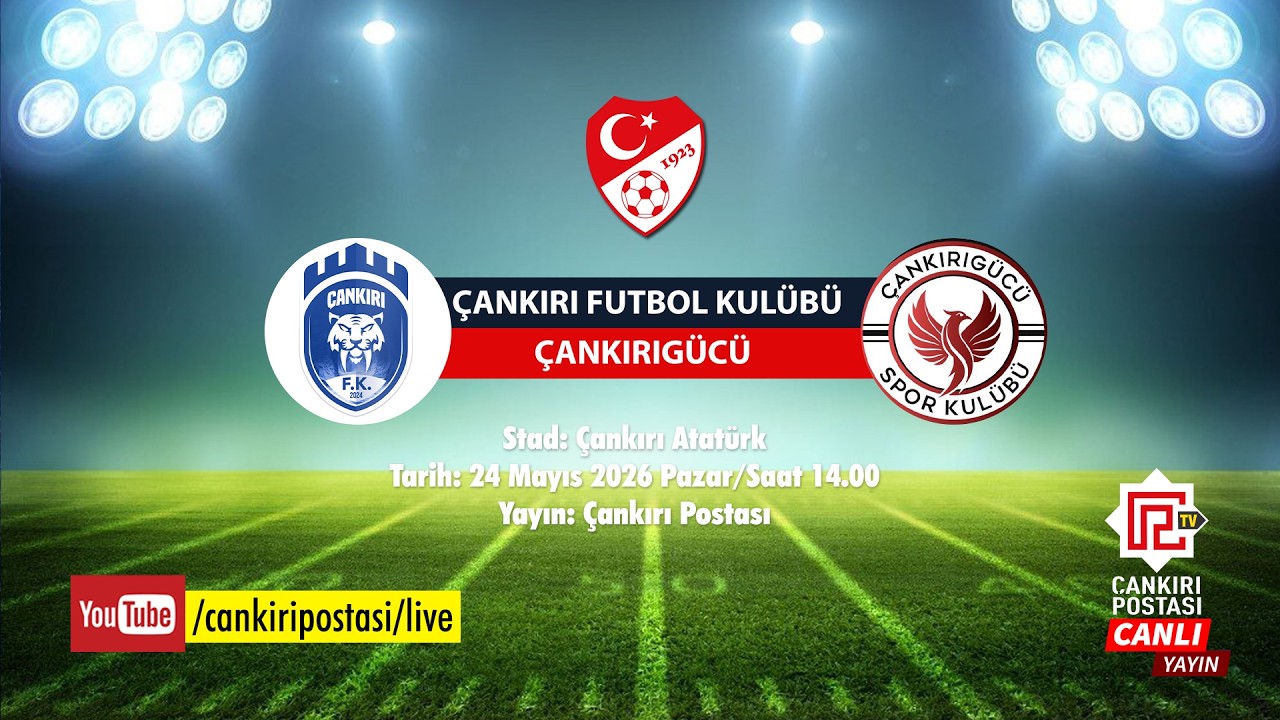 Çankırı FK - Çankırıgücü Playy-Out | CANLI