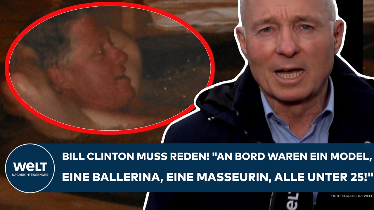 EPSTEIN: Jetzt muss Bill Clinton reden! "Diese Fotos mit einer jungen Frau lassen Fantasien spielen"