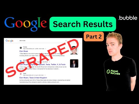 Web Scraping Google Search Results in Bubble.io - Part 2 thumbnail
