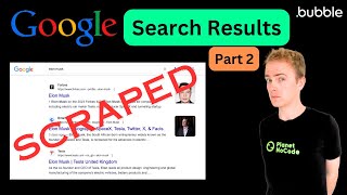 Web Scraping Google Search Results in Bubble.io - Part 2 thumbnail