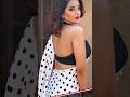 Monalisa Gives Retro Vibes In A Bobby Printed Saree Shorts Monalisa