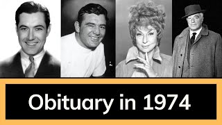 Obituary: Famous actors WE LOST in 1974