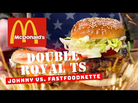 McDonald's Double Hamburger Royal TS | Die Grillshow 606  #bbq #foodporn #outdoorcooking
