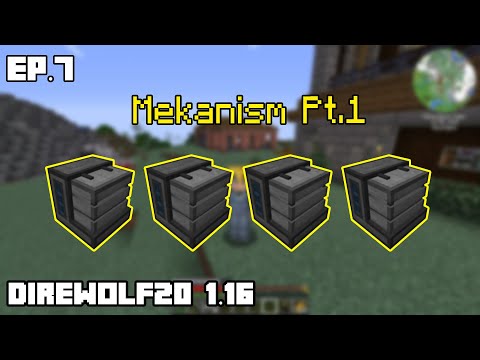 Direwolf20 1.16 [Ep.7] Mekanism Pt.1