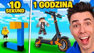 10 SEKUND vs 1 GODZINA w ZBUDUJ KUKIRINA w Minecraft!
