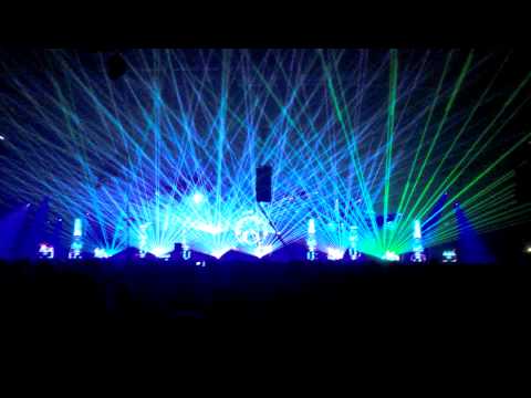 Masters Of Hardcore 2014 Lasershow (Noise Suppressor vs Mad Dog LIVE)