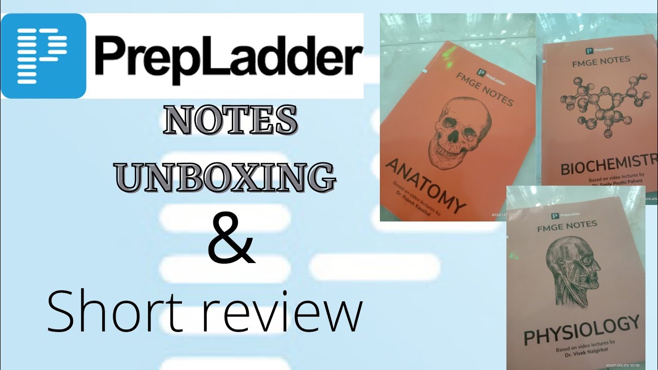 Prepladder prof 1 notes unboxing & quick review |latest edition | #prepladder #prof1 #fmg #nmc