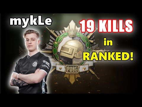 PUBG RANKED - mykLe - 19 KILLS in RANKED! - Beryl M762 + Mini14 - SQUADS