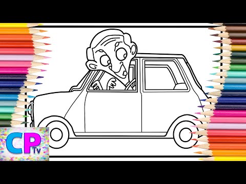 Mr Bean in his Car Coloring Pages/ Mr Bean IPad Pro Coloring/3rd Prototype - I Know [NCS Release]