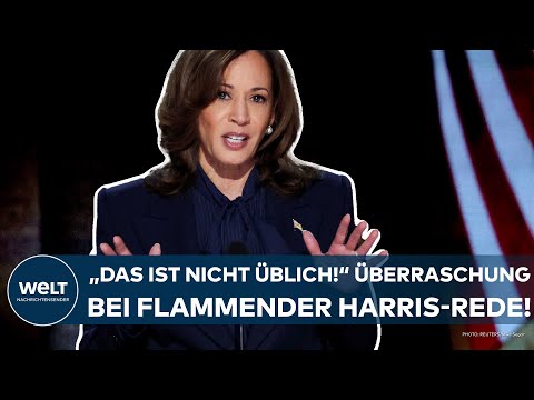 KAMALA HARRIS: "Das ist nicht üblich! Das ist ein neuer Zug!" Überraschung bei ihrer flammender Rede