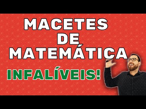 5 MELHORES MACETES DE MATEMÁTICA PARA GANHAR TEMPO!