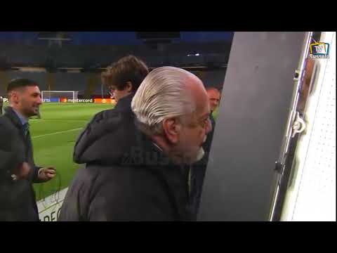 Fuori onda tra De Laurentiis e Sky Sport