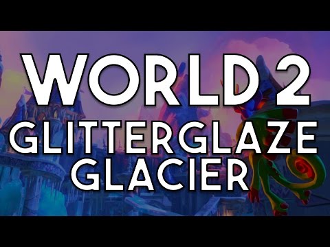 Yooka Laylee How To Get To World 2 (Yooka Laylee Glitter Glaze Glacier )
