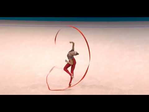 Polina Karika Ribbon Qual 27,100 - European Championships Tel-Aviv 2022