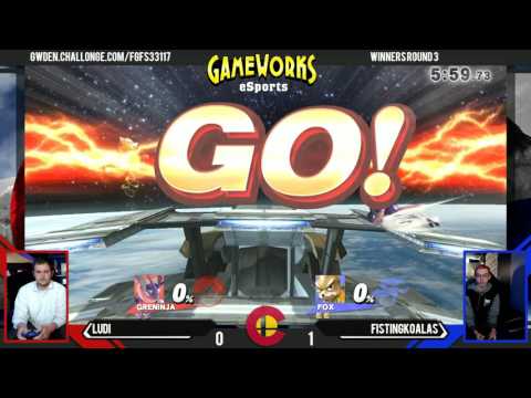 Ludi (Greninja) Vs. FistingKoalas (Fox) - WR3