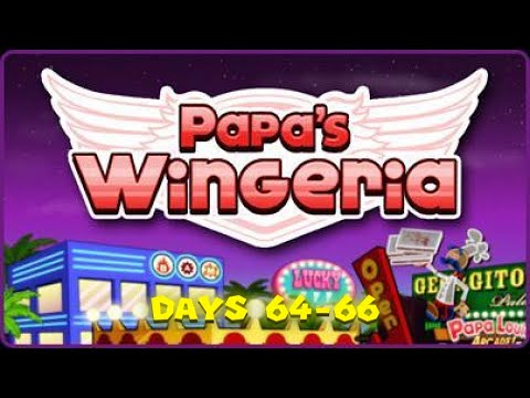 EB Plays Papa's Wingeria - Days 64-66 - YouTube