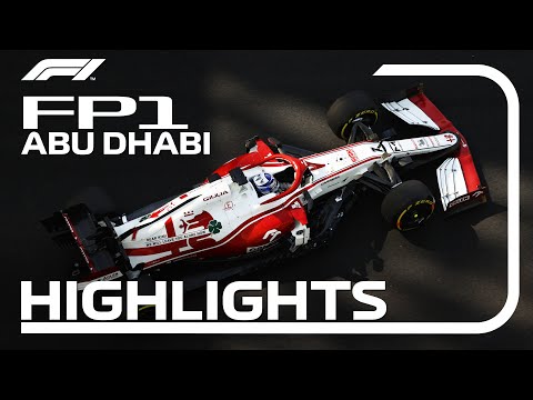 F1 第22戦アブダビGP FP1ハイライト動画