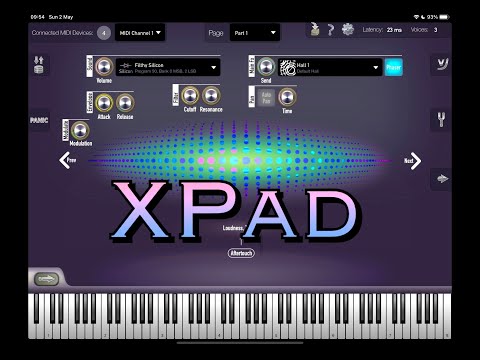 XPad - Pad Sounds for Keyboarders - Let’s Explore & Play - Live iPad Demo