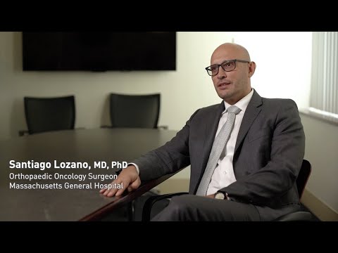 Meet Dr. Santiago Lozano-Calderon, orthopaedic oncology surgeon at Massachusetts General Hospital