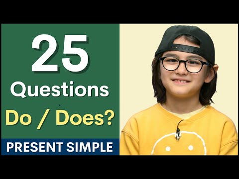 25 DO / DOESの英文法問題｜単純現在形 (25 DO / DOES English Grammar Questions | Simple Present Tense)