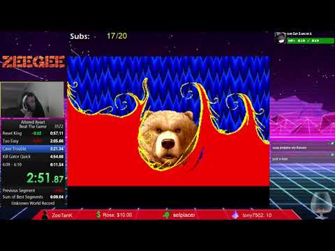 Former Altered Beast World Record 6:10.84