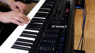 Video thumbnail for KORG MEX-8000 bank B - a few demos by SynthMania