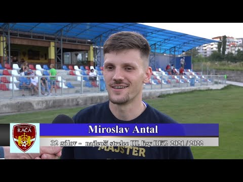 FK Rača Bratislava  Miroslav Antal najlepší strelec III. ligy BFZ 2021/2022 HD