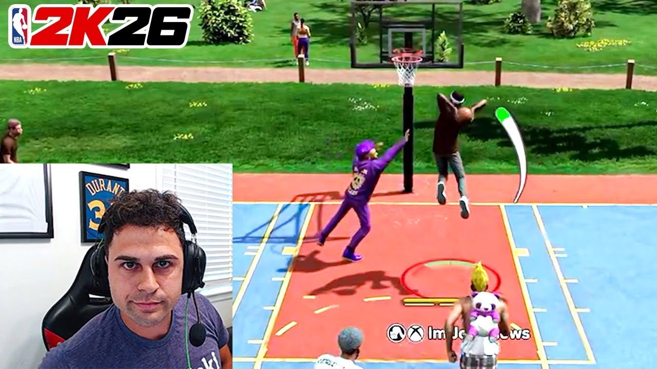 My FIRST PARK GAME on my LEBRON JAMES BUILD in NBA 2K26