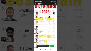 IPL 1st match GT vs CHE #dream #ipl #dream11ipl #indianpremierleague #cricket