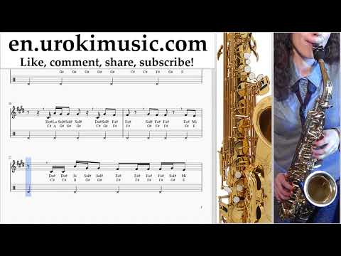 Saxophone lessons (Tenor) The Chainsmokers - Sick Boy Sheet Music Tutorial um-ih352