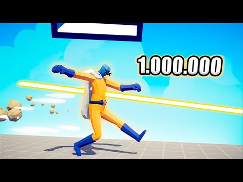 1.000.000 DAMAGE GUN vs UNITS TOURNAMENT - TABS | Totally Accurate Battle Simulator 2022