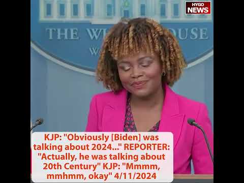 20th Century? Obviously [Biden] was talking about 2024, 'Mmmm, mmhmm, okay'