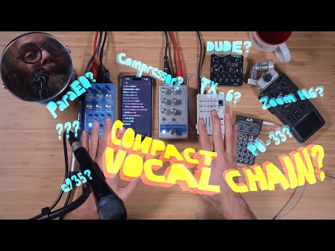 Vocal chain for minimalist electronic music setup - explore