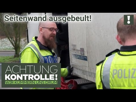 "Der macht dicke BACKEN!" 😯 LKW mit GEFÄHLICHER Flüssigkeit ausgebeult! | Achtung Kontrolle