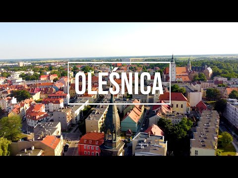OLEŚNICA - POLSKA Z DRONA - 2023 - 4K - OLEŚNICA CITY POLAND DRONE FOOTAGE