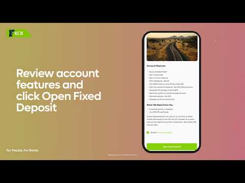 How to Open a Fixed Deposit with the NEW KCB App