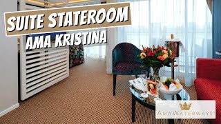 AMA Kristina | Suite Stateroom Tour & Review | AMA Waterways | River Cruise Tour